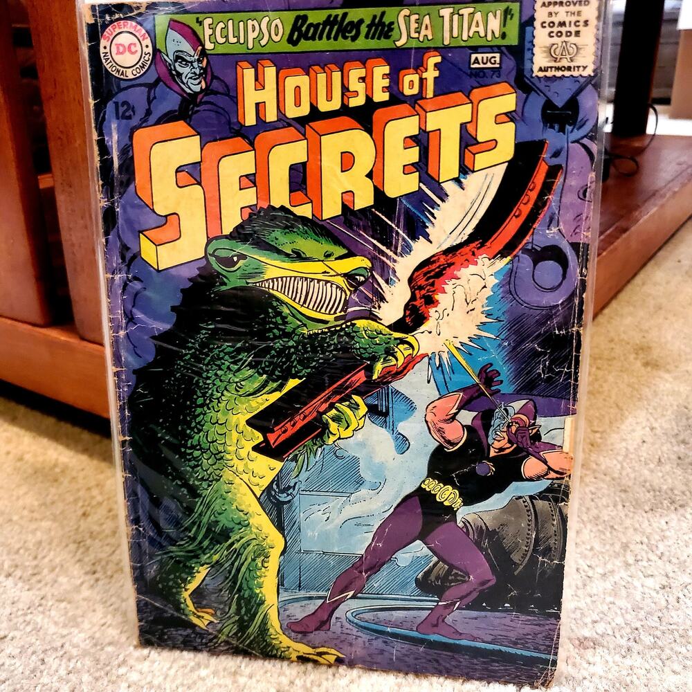 House Of Secrets #73 - "Eclipso Battles The Sea Titan!" (Grade 5.0) WH
